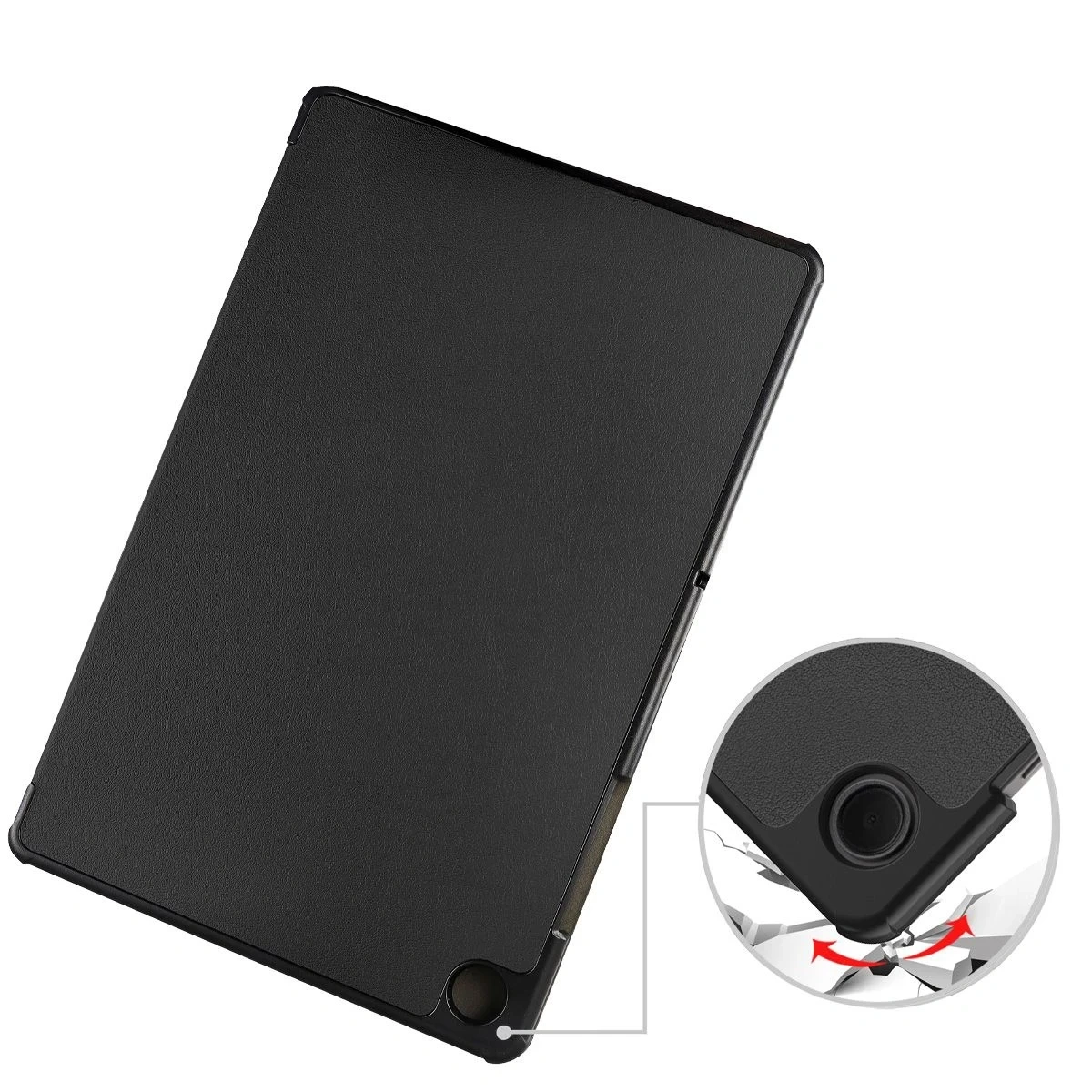 Kryt Bizon Case Tab Croc Samsung Galaxy Tab A11+ Plus / A9+ Plus black
