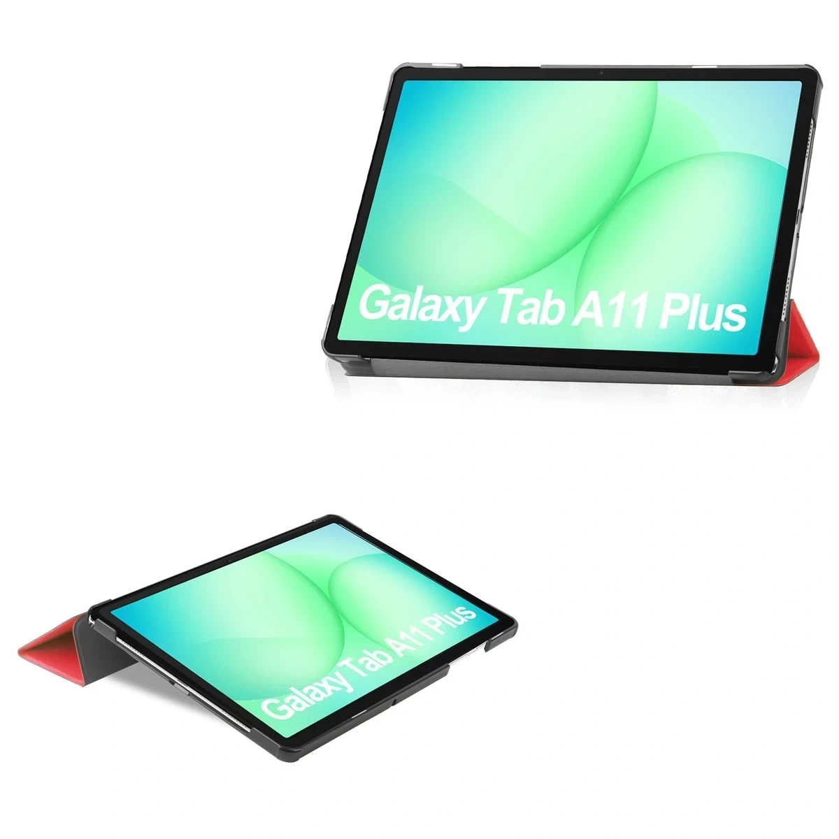Kryt Bizon Case Tab Croc Samsung Galaxy Tab A11+ Plus / A9+ Plus red