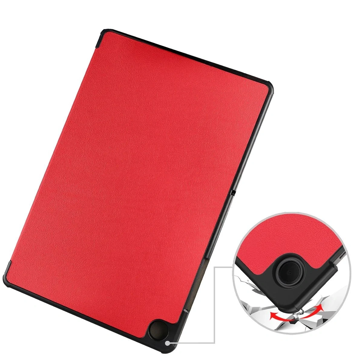 Kryt Bizon Case Tab Croc Samsung Galaxy Tab A11+ Plus / A9+ Plus red