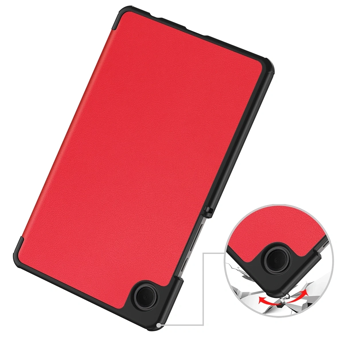Kryt Bizon Case Tab Croc Samsung Galaxy Tab A11 / A9 red