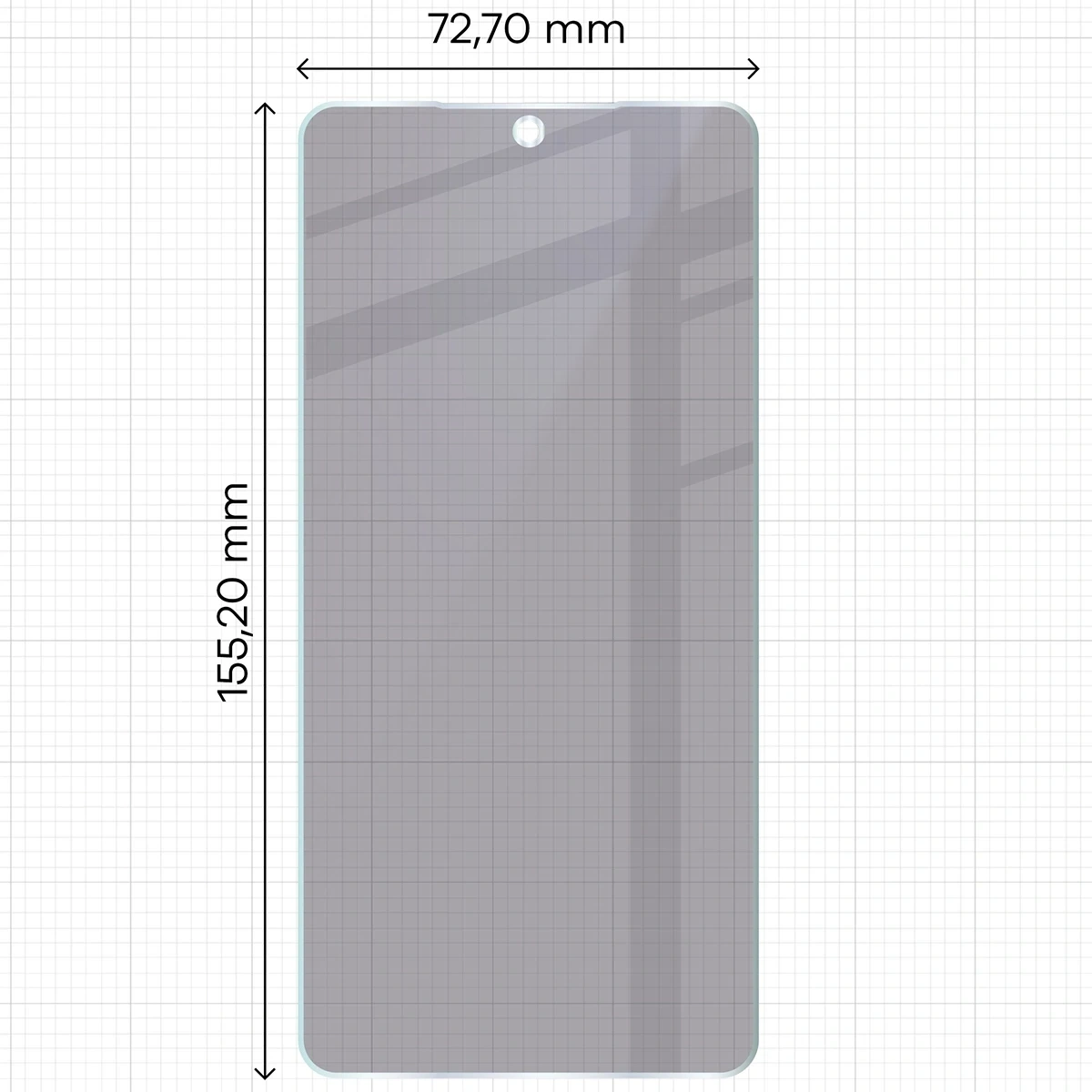 Ochranné sklo Bizon Glass Mule Shadow Samsung Galaxy S25 Edge matte
