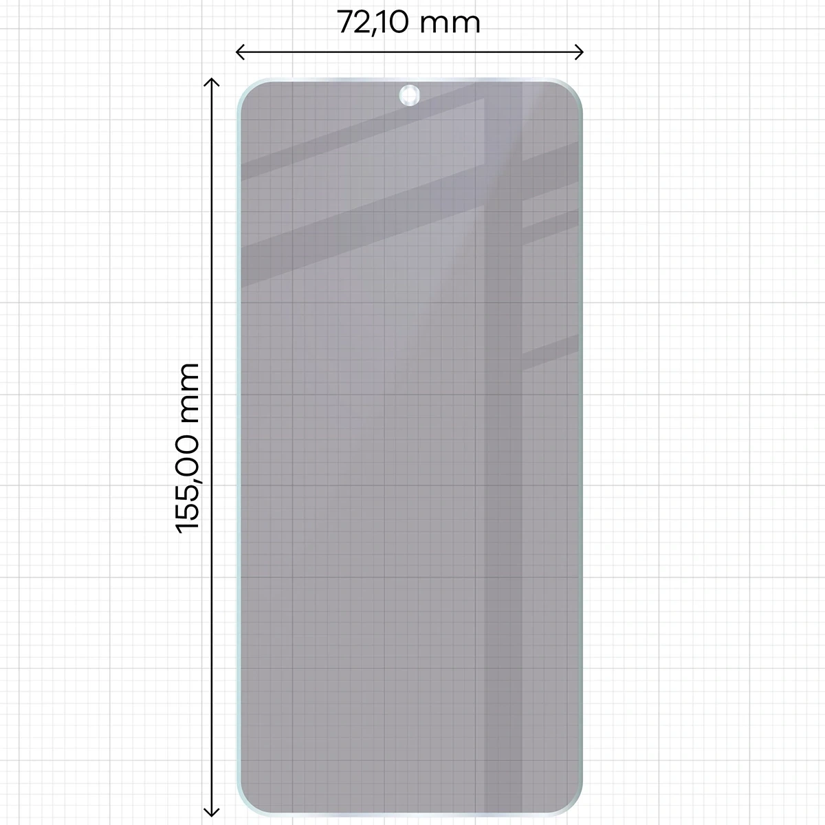 Ochranné sklo Bizon Glass Mule Shadow Samsung Galaxy S25 Plus matte