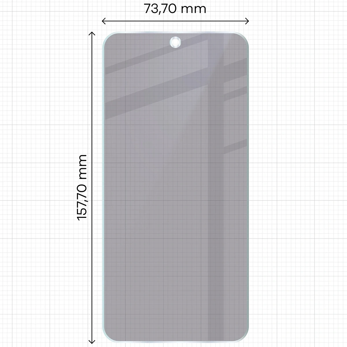 Ochranné sklo Bizon Glass Mule Shadow Samsung Galaxy M35 5G matte
