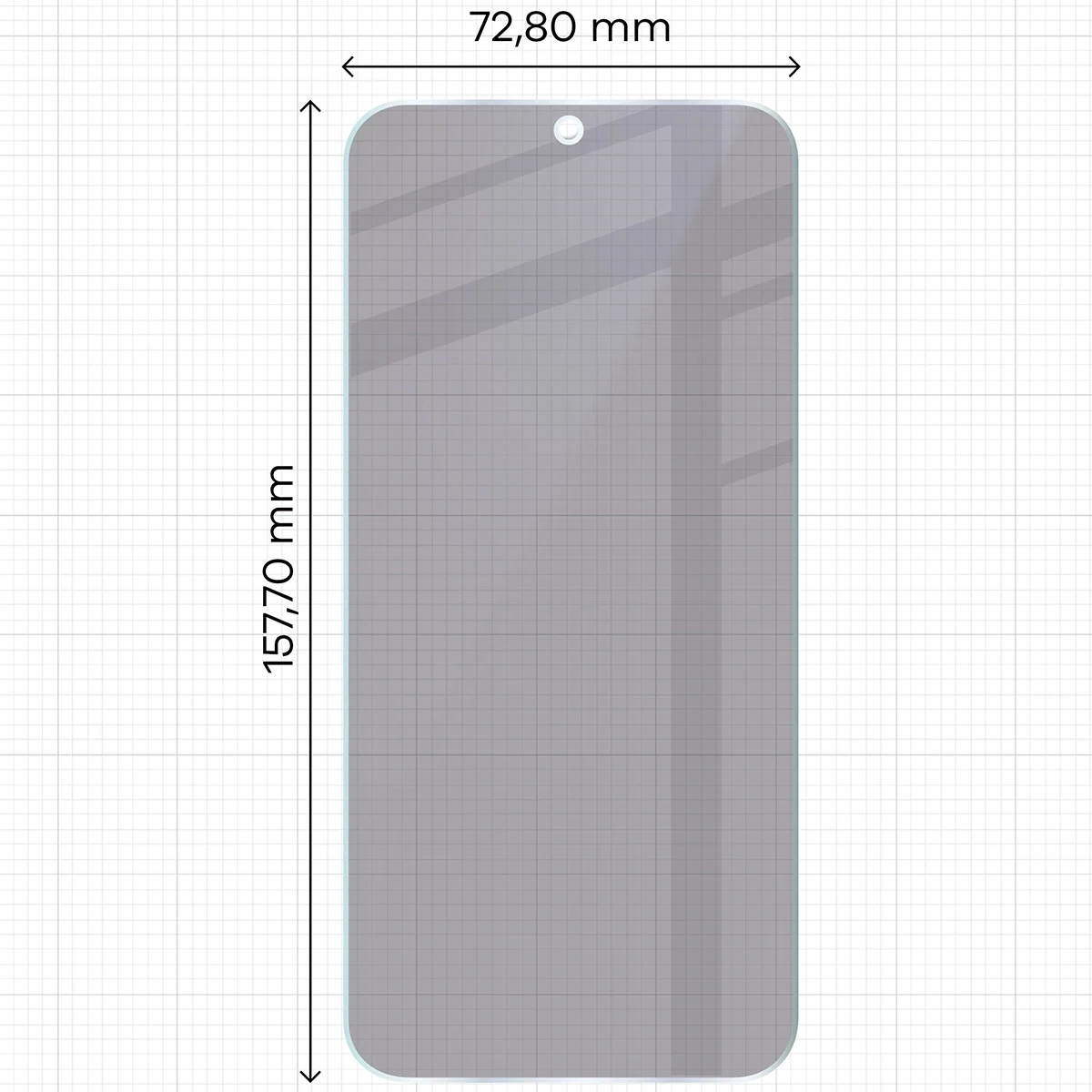 Ochranné sklo Bizon Glass Mule Shadow OnePlus 15 matte