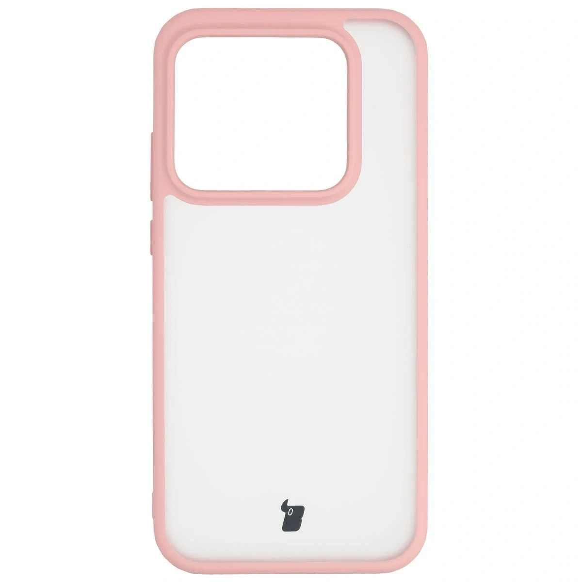 Kryt Bizon Case Angelo Realme GT 8 Pro semi-transparent with a light pink frame