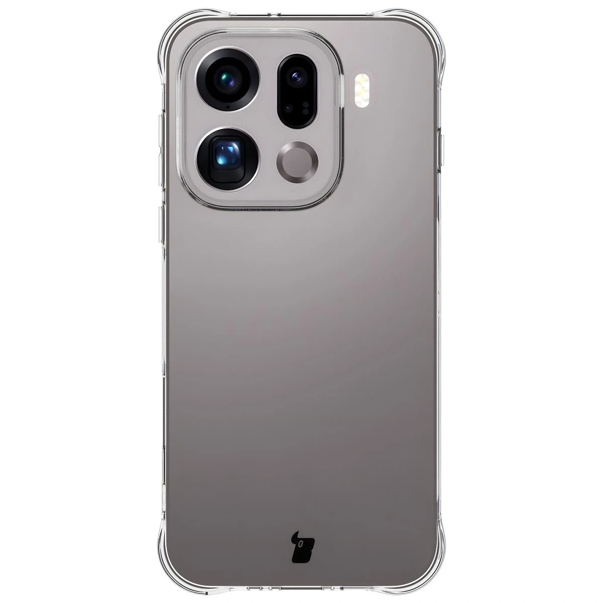 Kryt Bizon Case Clear Pack case + 2x screen film Oppo Find X9 Pro
