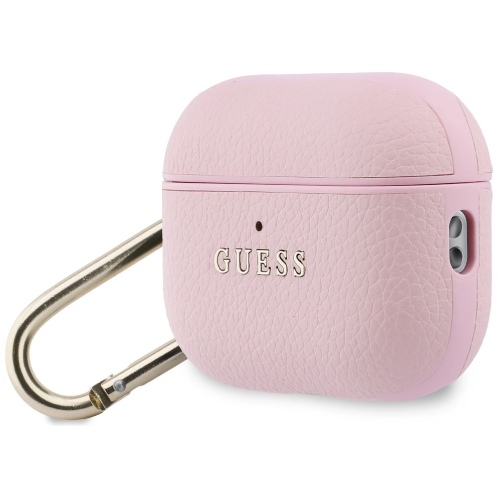 Kryt Guess Grained Classic Logo Apple AirPods Pro 3 pink