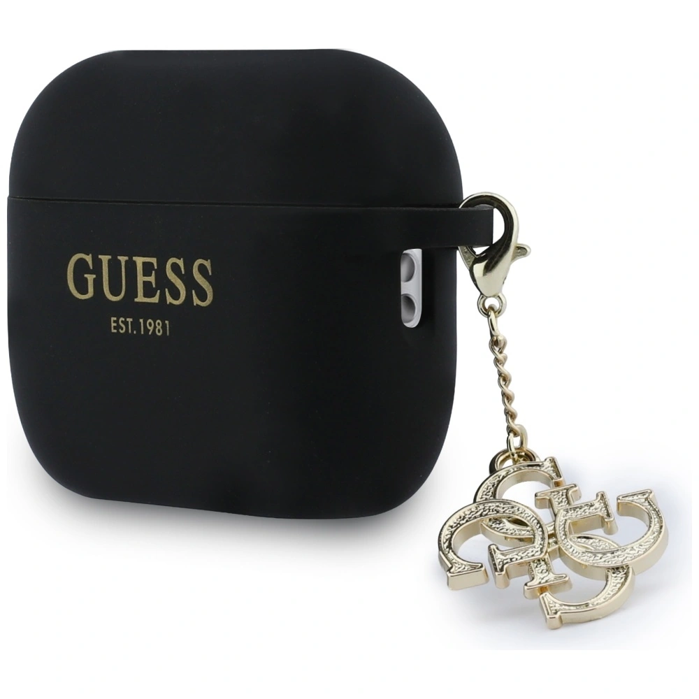 Kryt Guess Silicone 4G Charm Apple AirPods Pro 3 black