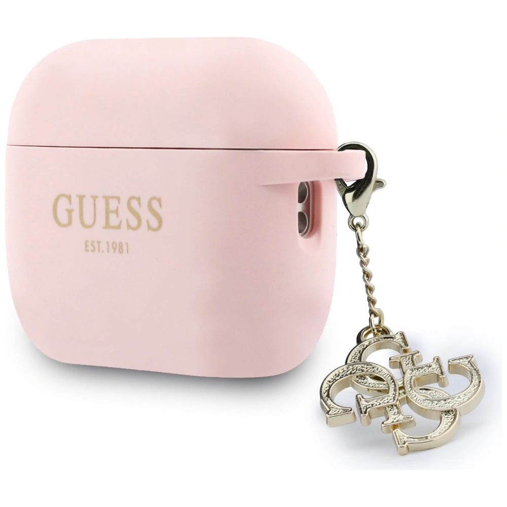 Kryt Guess Silicone 4G Charm Apple AirPods Pro 3 pink