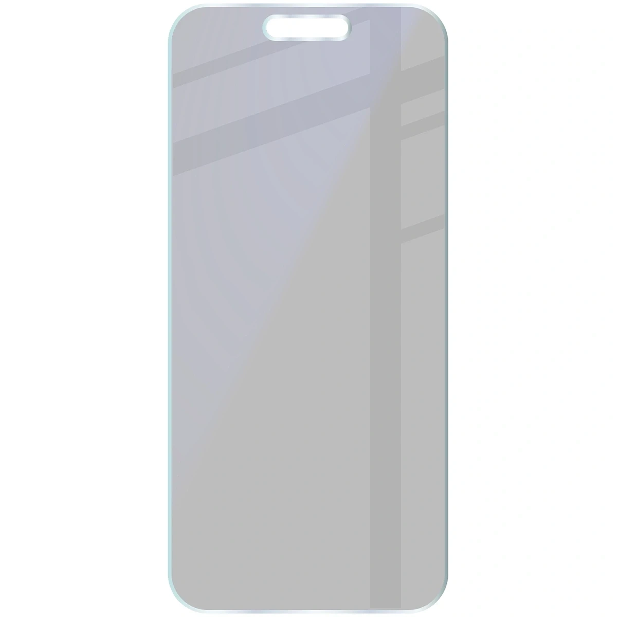Kryt Prywatyzujące szkło hybrydowe Bizon Glass Mule Shadow do iPhone 16 Plus, matowe