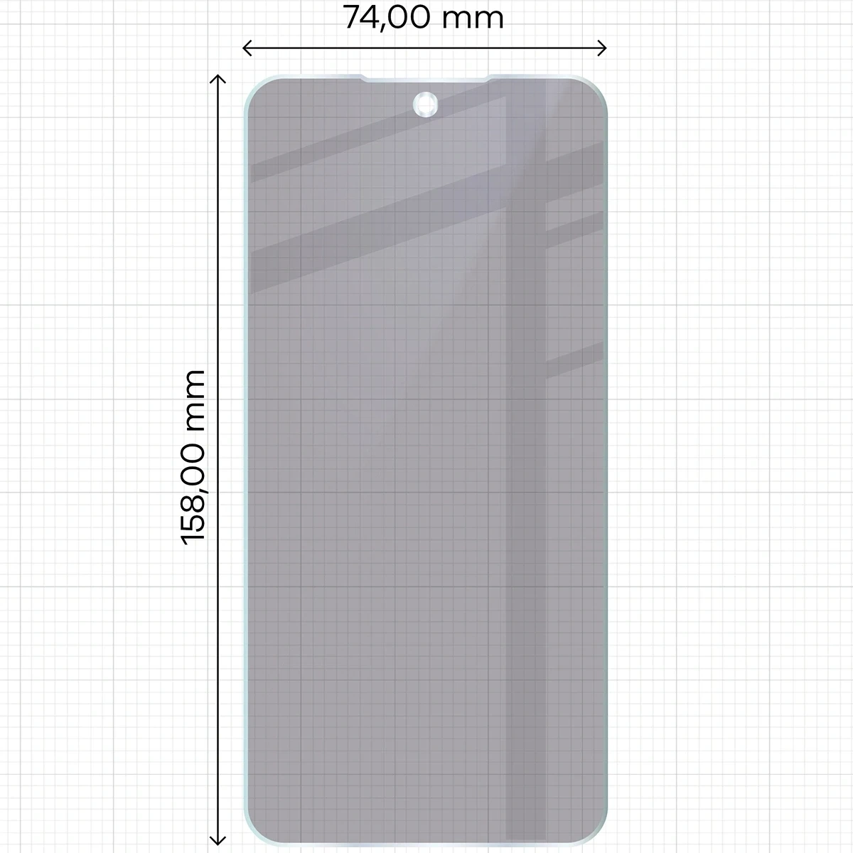 Ochranné sklo Bizon Glass Mule Shadow Samsung Galaxy A35 5G matte