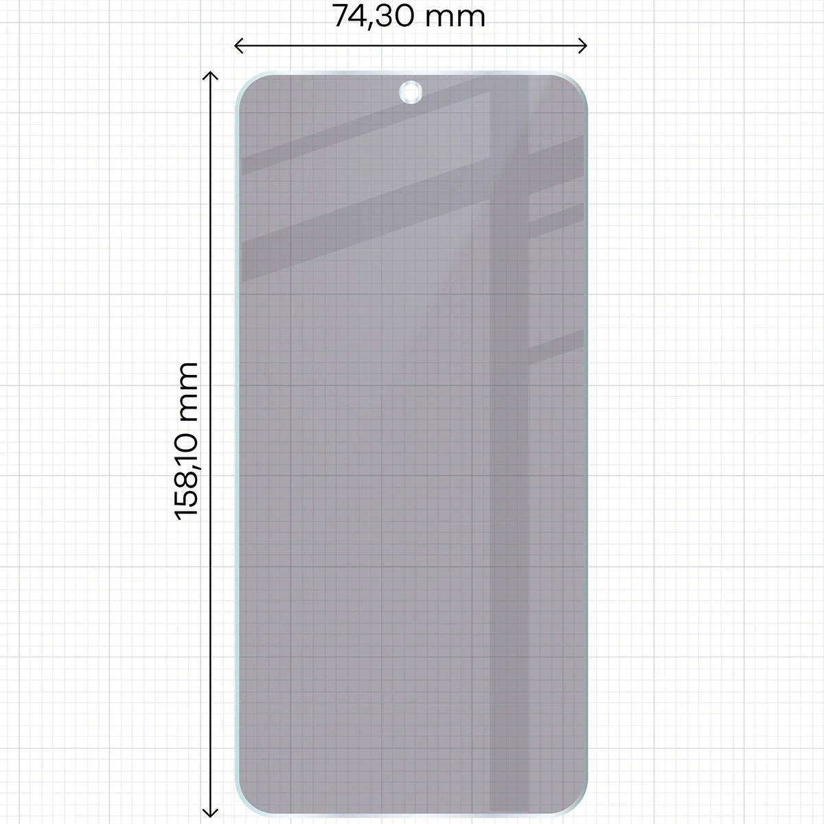 Ochranné sklo Bizon Glass Mule Shadow Samsung Galaxy A55 5G matte