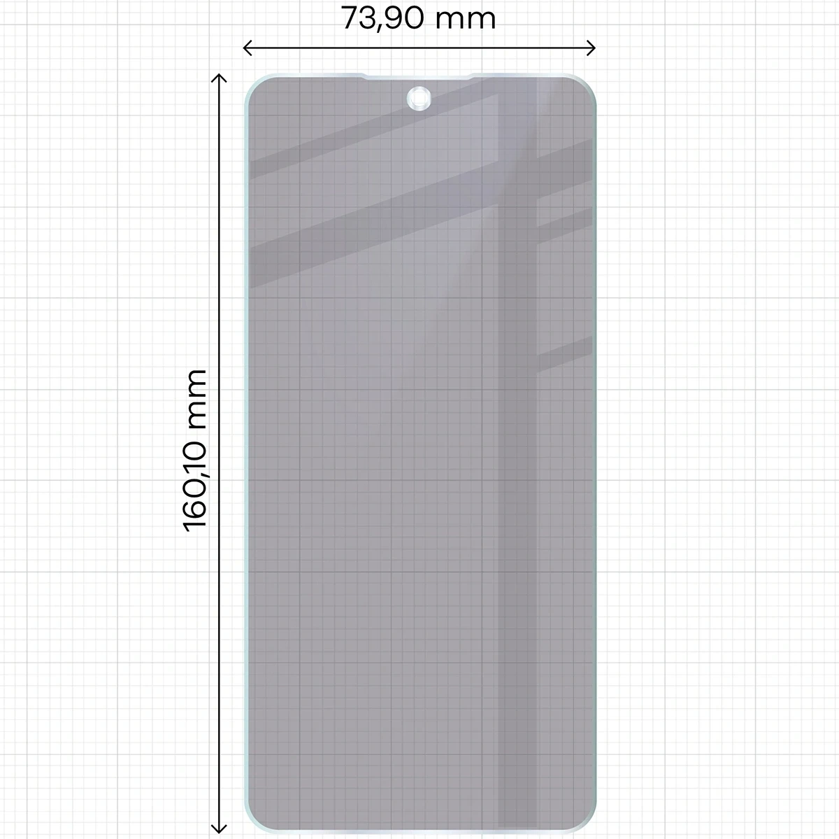 Ochranné sklo Bizon Glass Mule Shadow Nothing Phone (3a) Pro matte