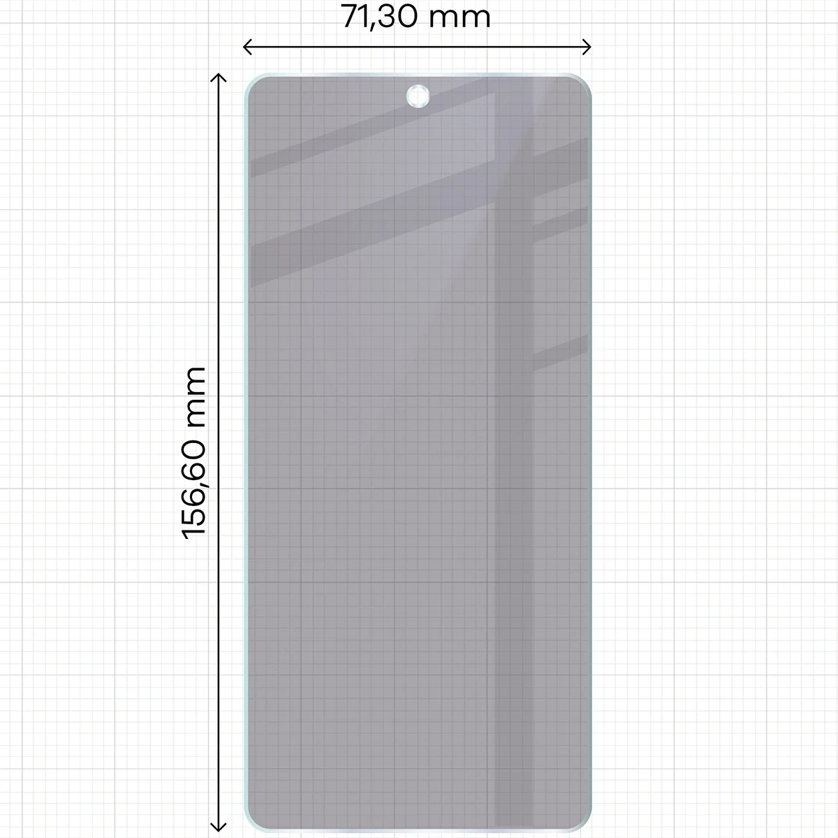 Ochranné sklo Bizon Glass Mule Shadow Xiaomi POCO F7 Ultra matte