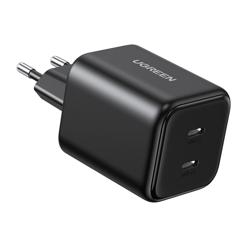 Síťová nabíječka UGREEN Dual Charger 2xUSB-C GaN 45W X526 (black)