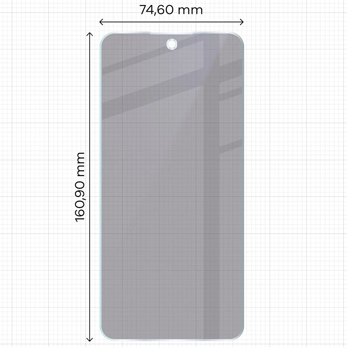 Ochranné sklo Bizon Glass Mule Shadow Nothing Phone (3a) matte