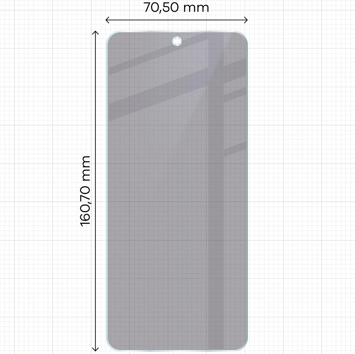 Ochranné sklo Bizon Glass Mule Shadow Infinix Hot 50 Pro 4G matte