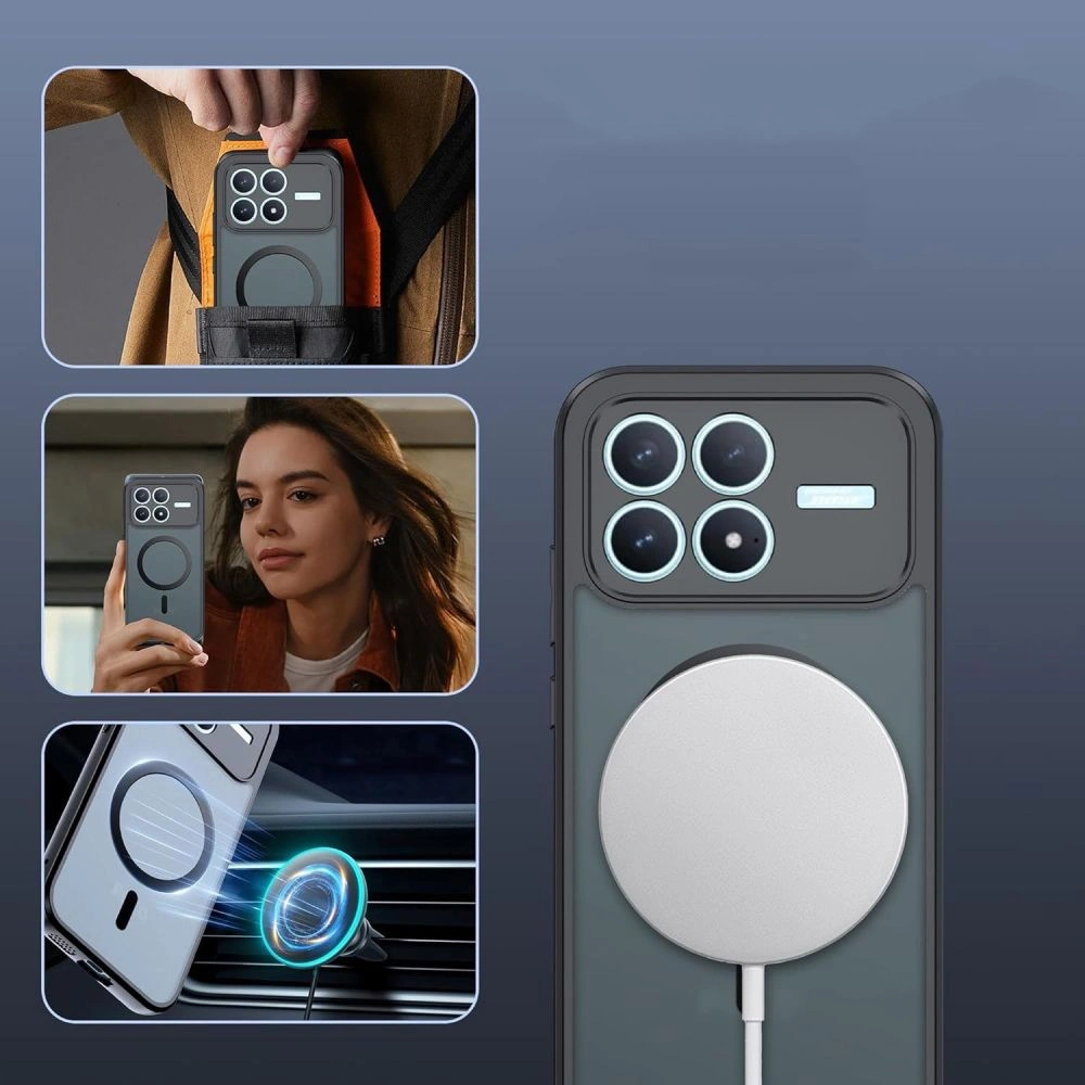 Kryt Tech-Protect Magmat MagSafe Xiaomi Poco F8 Pro Matte Black