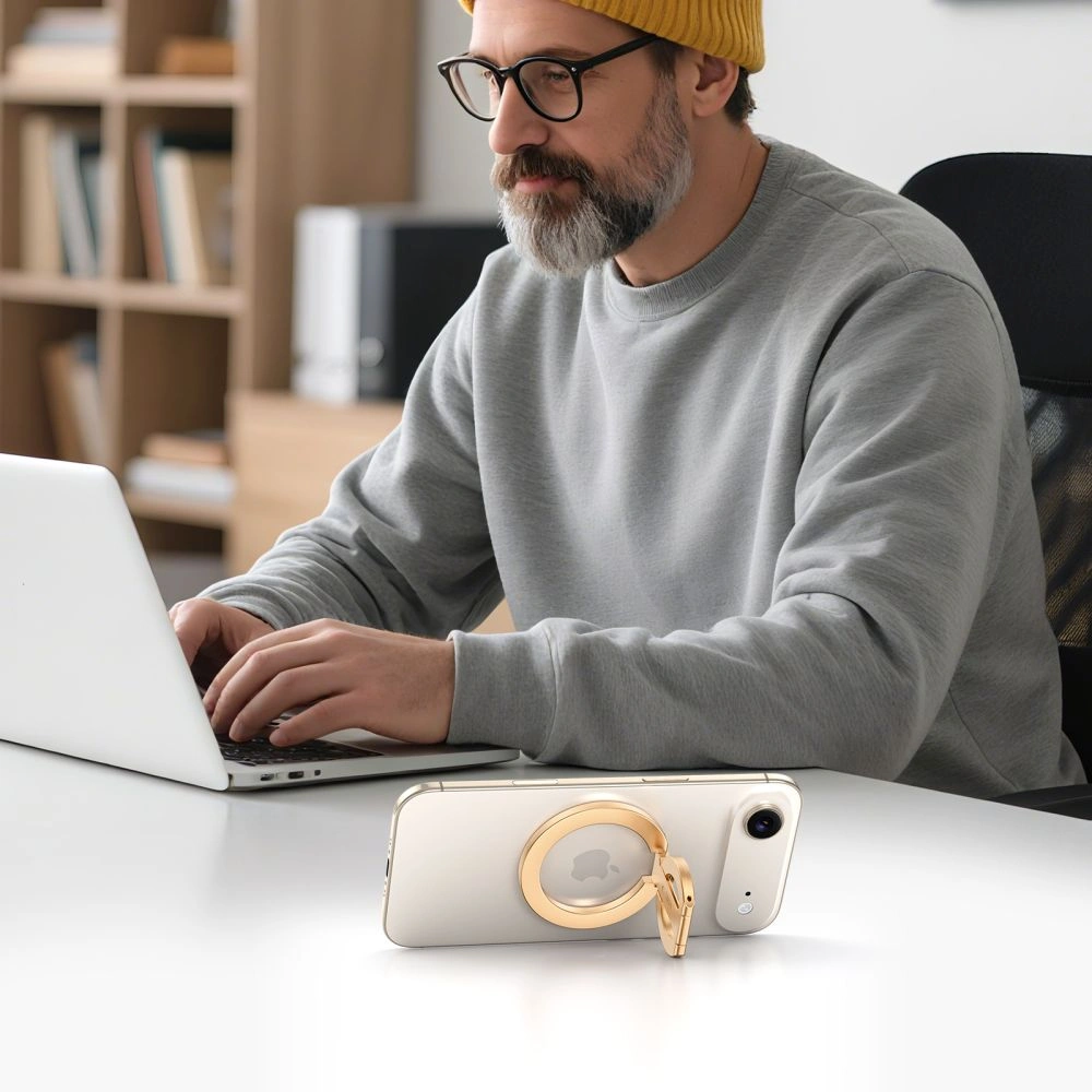 Kryt Tech-Protect MMR400 Lamano Magnetic MagSafe Phone Ring Gold