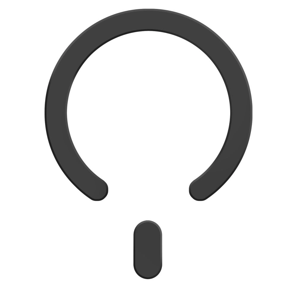 Kryt Tech-Protect MMP-200 Magnetic MagSafe Ring Black