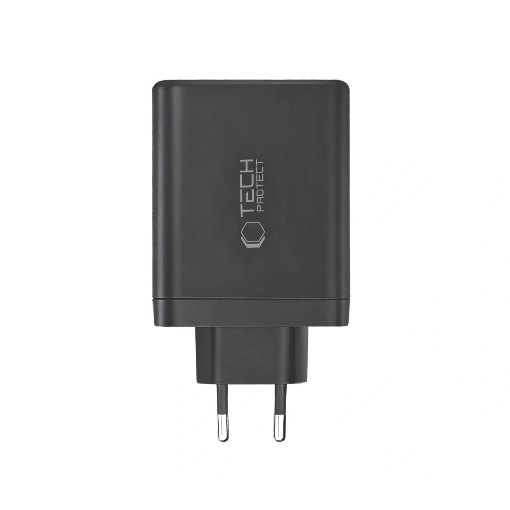 Síťová nabíječka Tech-Protect NC120W-GAN 4-port Network Charger PD 120W / QC3.0 Black