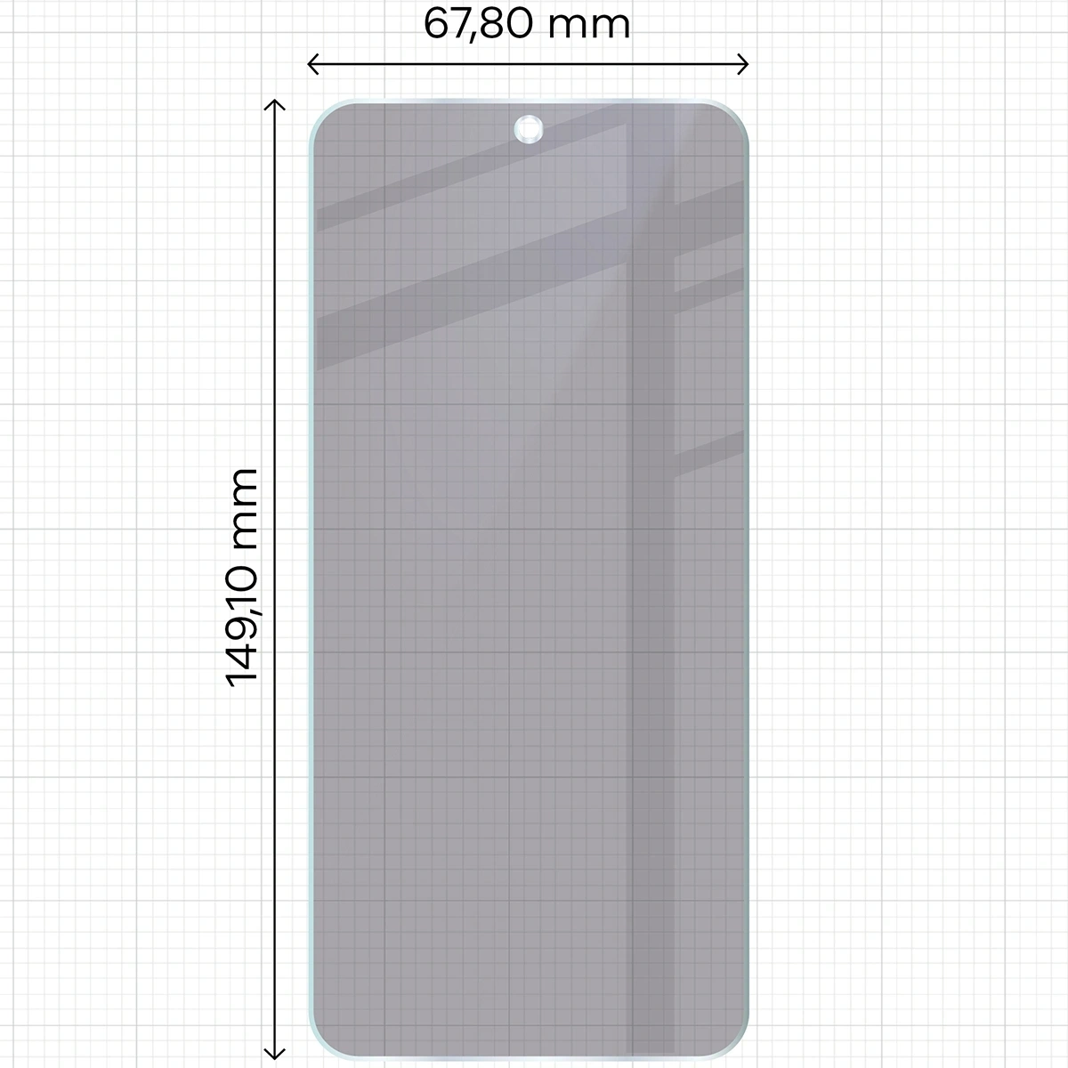Ochranné sklo Bizon Glass Mule Shadow Xiaomi 15 matte
