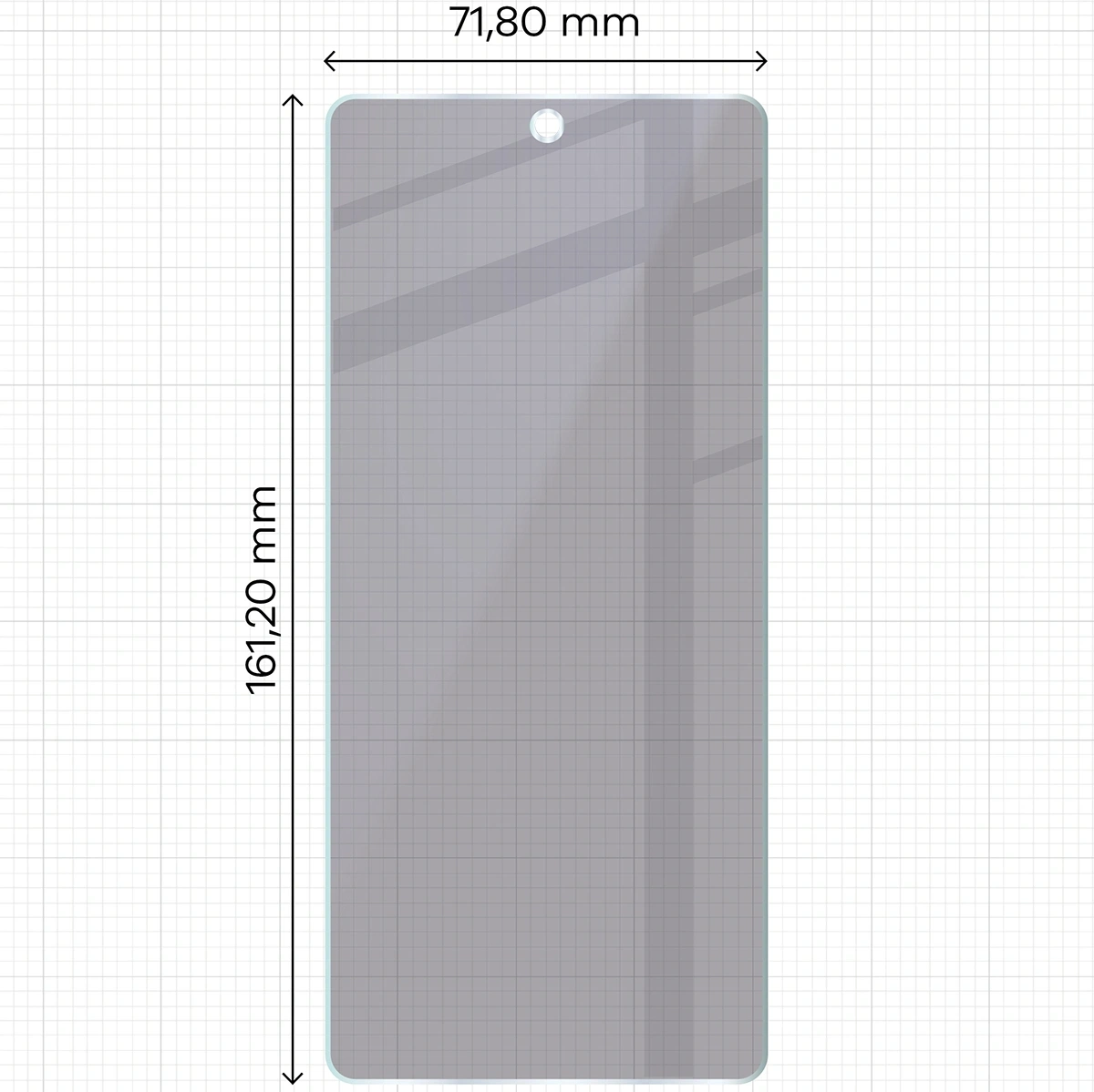 Ochranné sklo Bizon Glass Mule Shadow Motorola Moto G75 5G matte