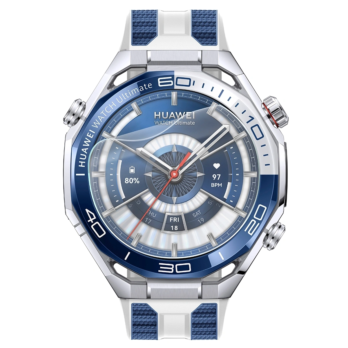 Ochranné sklo Bizon Glass Watch Hydrogel Huawei Watch Ultimate 2
