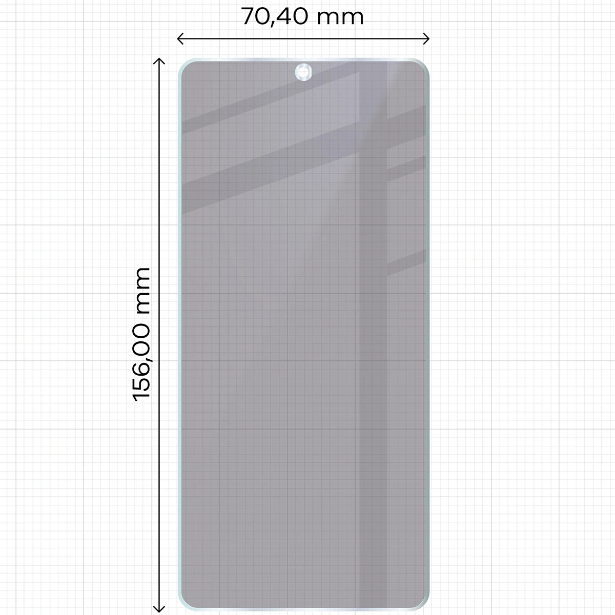 Ochranné sklo Bizon Glass Mule Shadow Xiaomi Poco X7 Pro matte