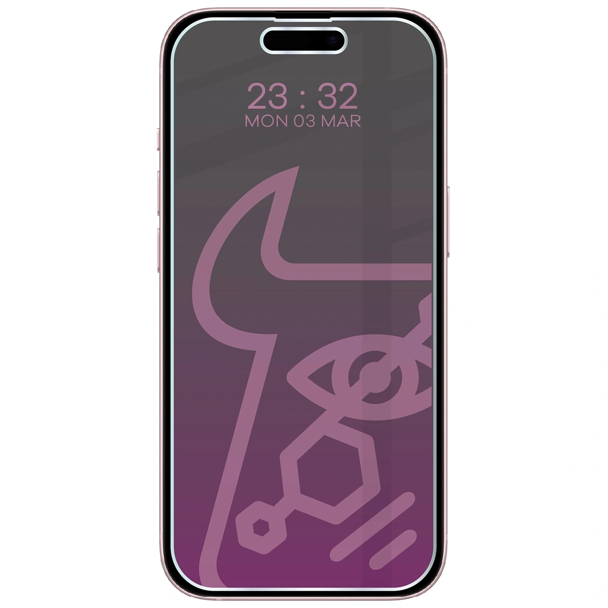 Ochranné sklo Bizon Glass Mule Shadow Apple iPhone 15 matte
