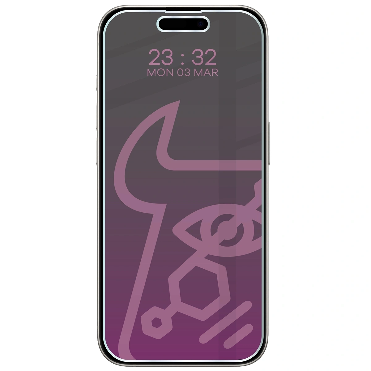 Ochranné sklo Bizon Glass Mule Shadow Apple iPhone 15 Pro matte