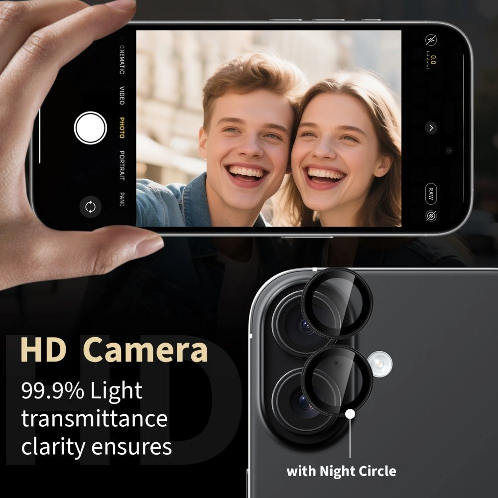 Kryt Tech Protect Camring Fit+ Xiaomi Redmi Note 15 Pro 5G / 15 Pro+ Plus 5G Black