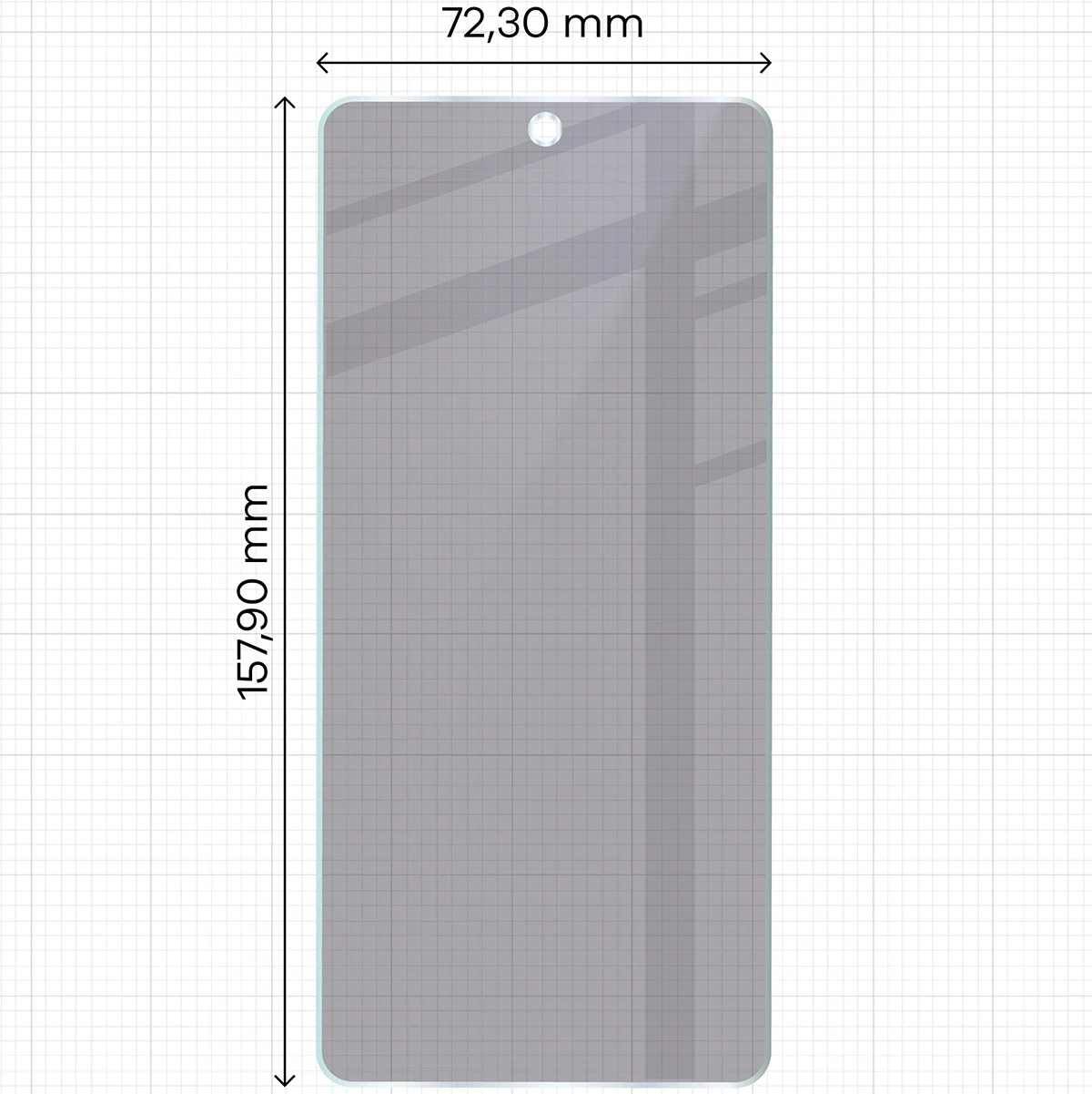 Ochranné sklo Bizon Glass Mule Shadow Realme GT 7 matte
