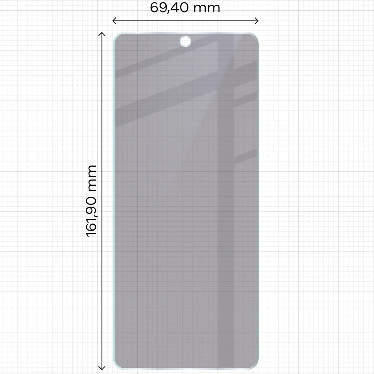 Ochranné sklo Bizon Glass Mule Shadow Infinix Hot 40 Pro matte