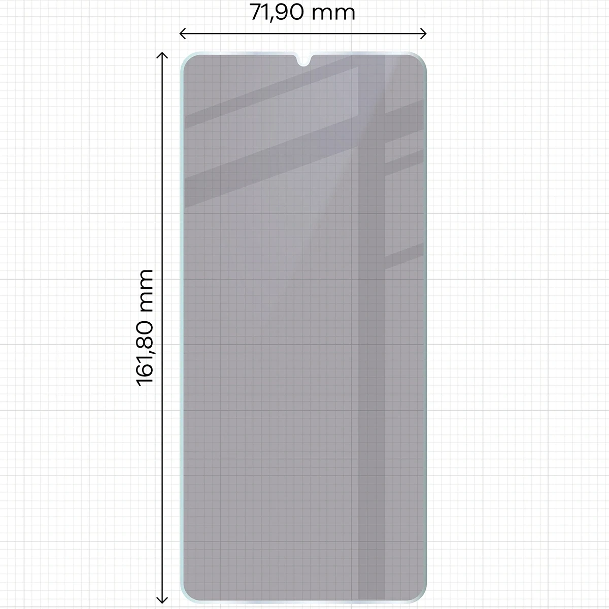 Ochranné sklo Bizon Glass Mule Shadow Realme Note 60 matte