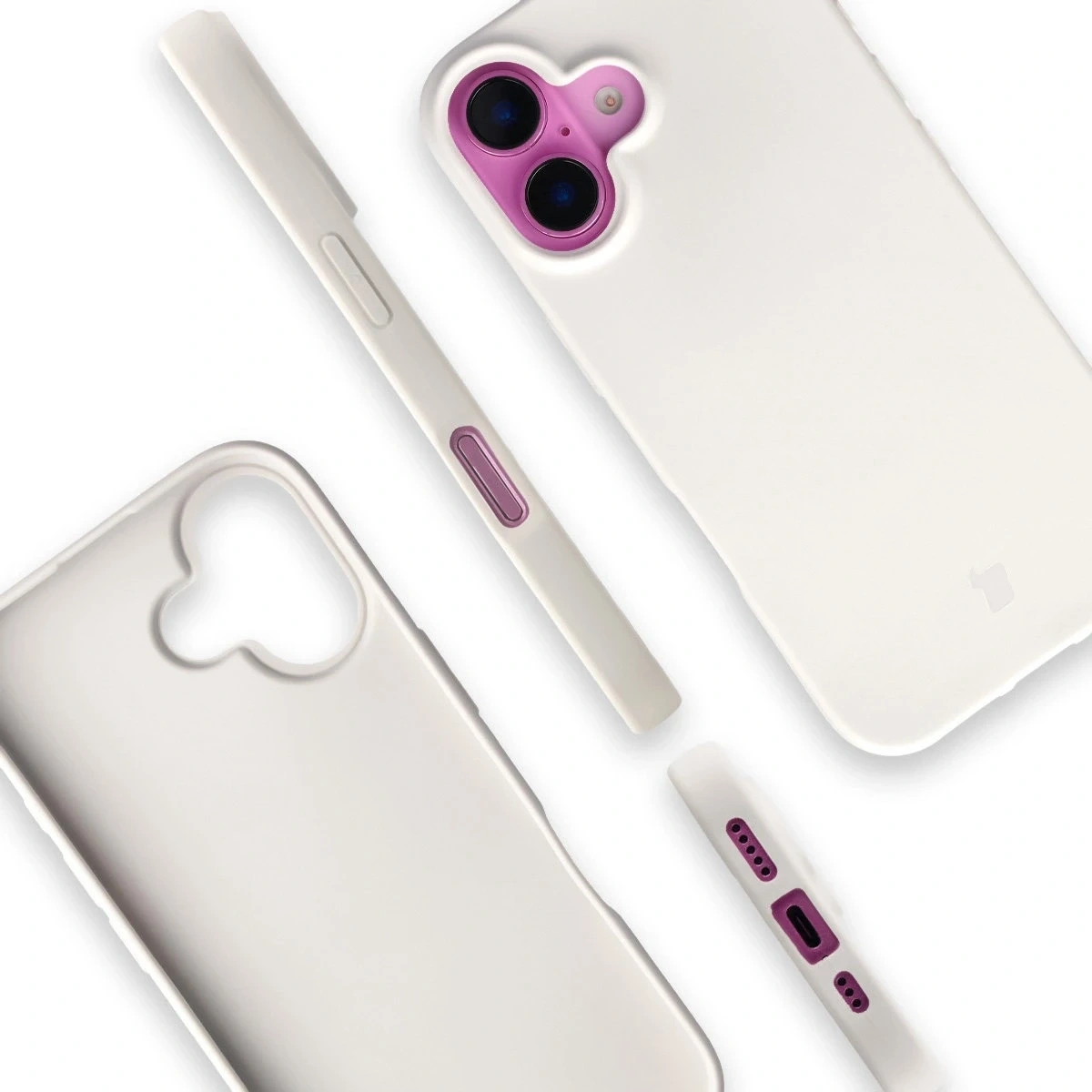 Kryt Bizon Case ReLeaf Apple iPhone 16 white