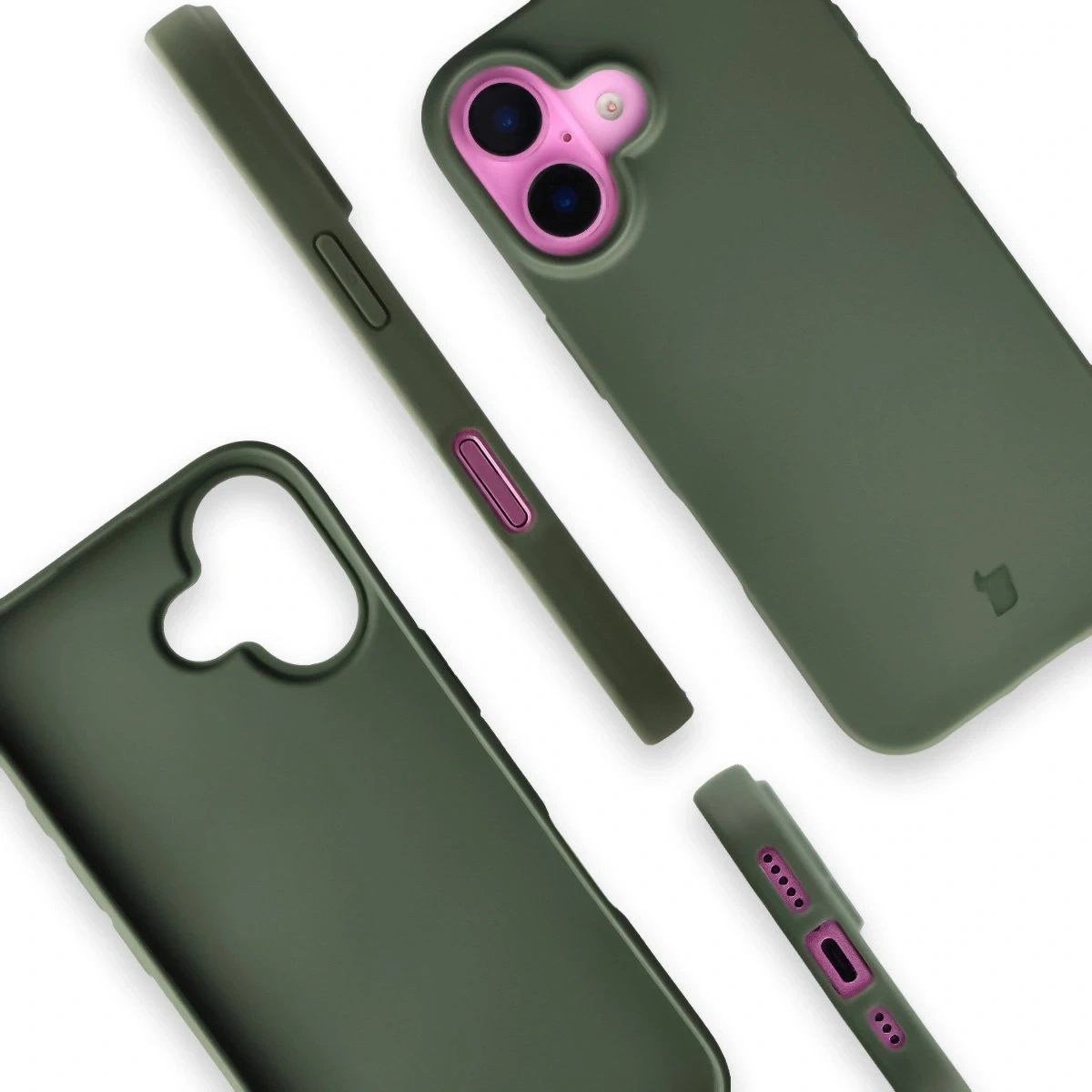 Kryt Bizon Case ReLeaf Apple iPhone 16 dark green
