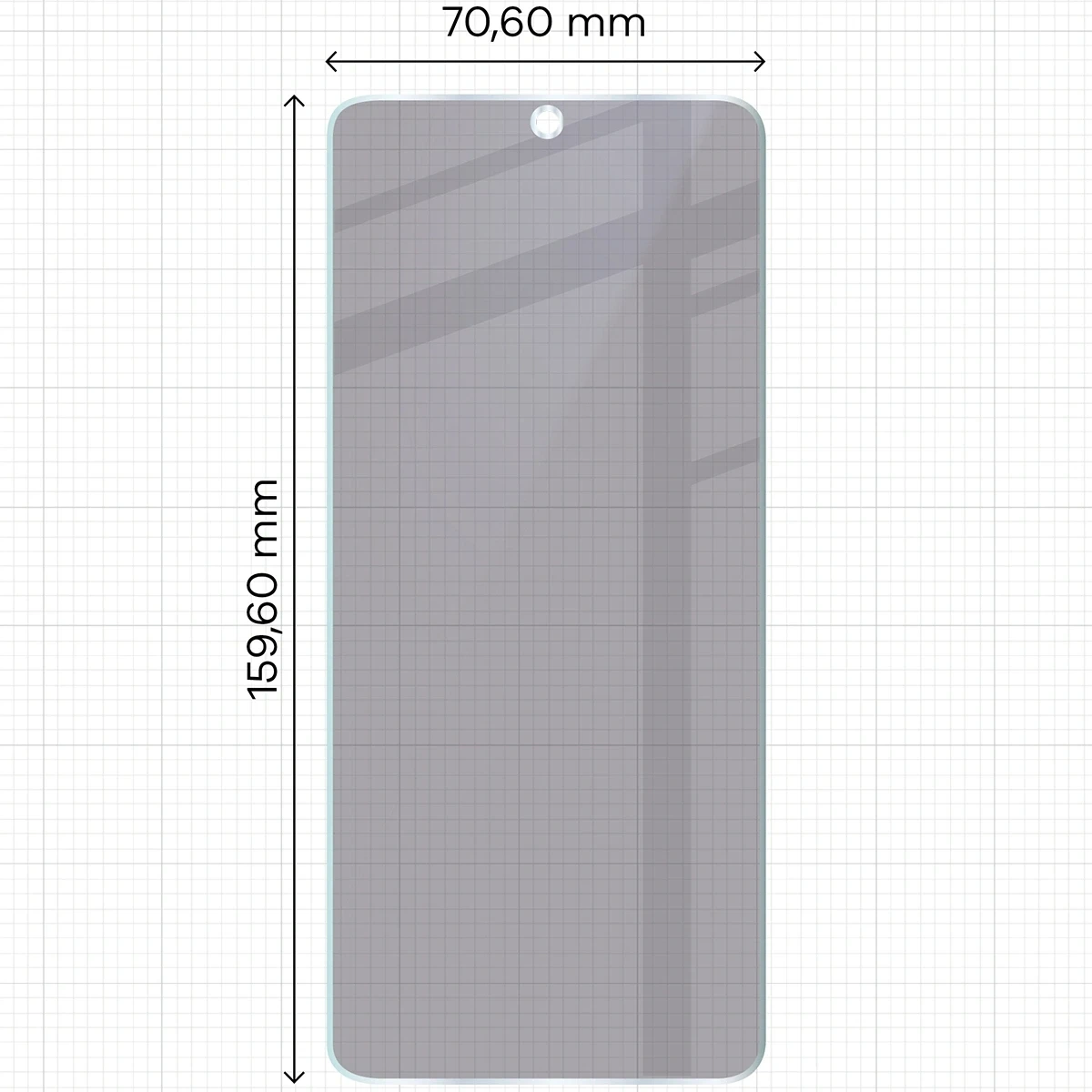 Ochranné sklo Bizon Glass Mule Shadow Motorola Moto E15 matte