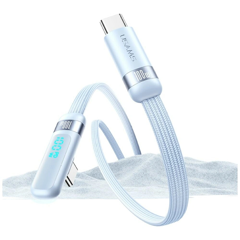 USAMS US-SJ653 PD 100W USB-C / USB-C Cable 1.2m white