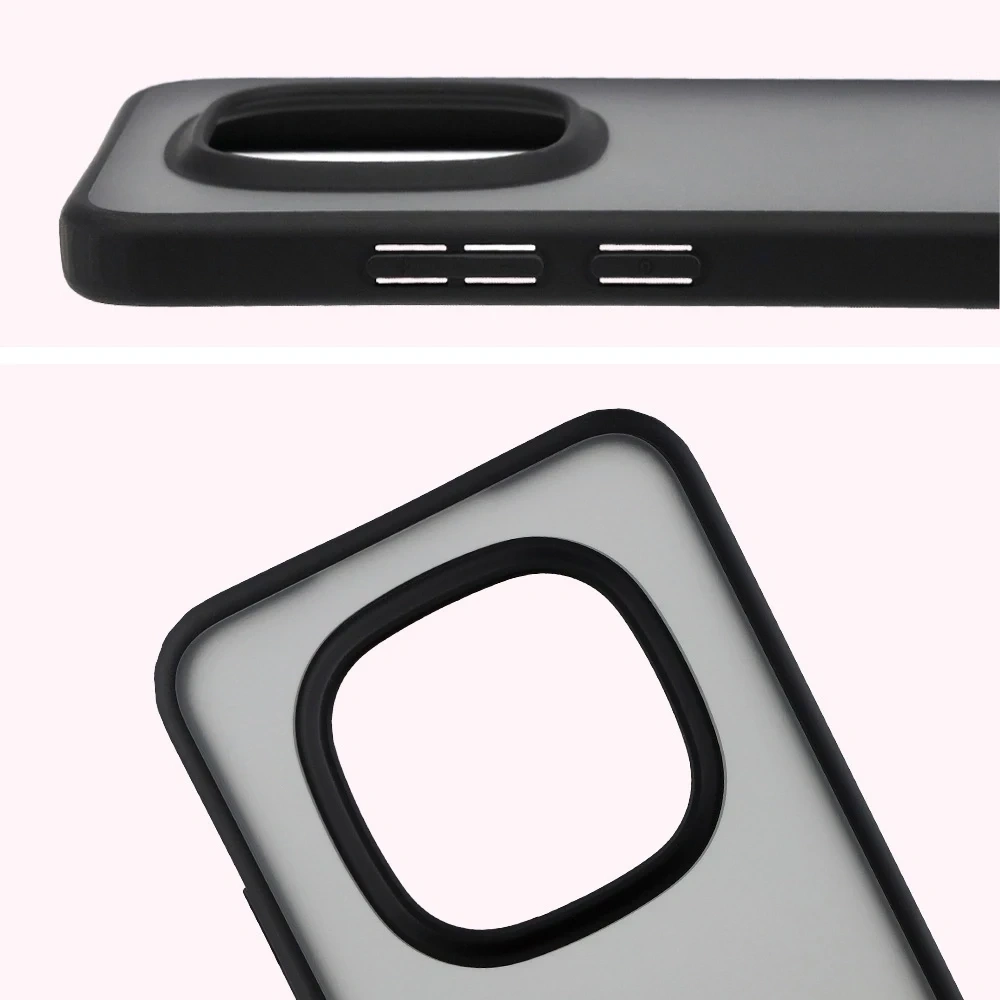 Kryt Bizon Case Angelo Xiaomi Redmi Note 15 Pro 5G smoked with a black frame