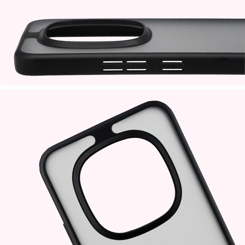 Kryt Bizon Case Angelo Xiaomi Redmi Note 15 Pro+ Plus 5G smoked with a black frame