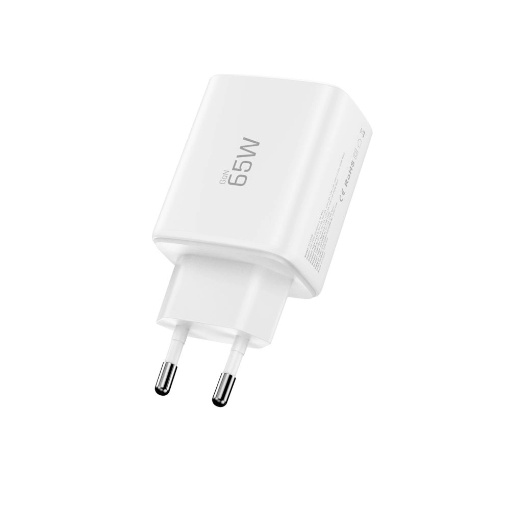 Síťová nabíječka Tech-Protect NCA65W-GAN USB-A, 2xUSB-C Network Charger PD 65W / QC3.0 White