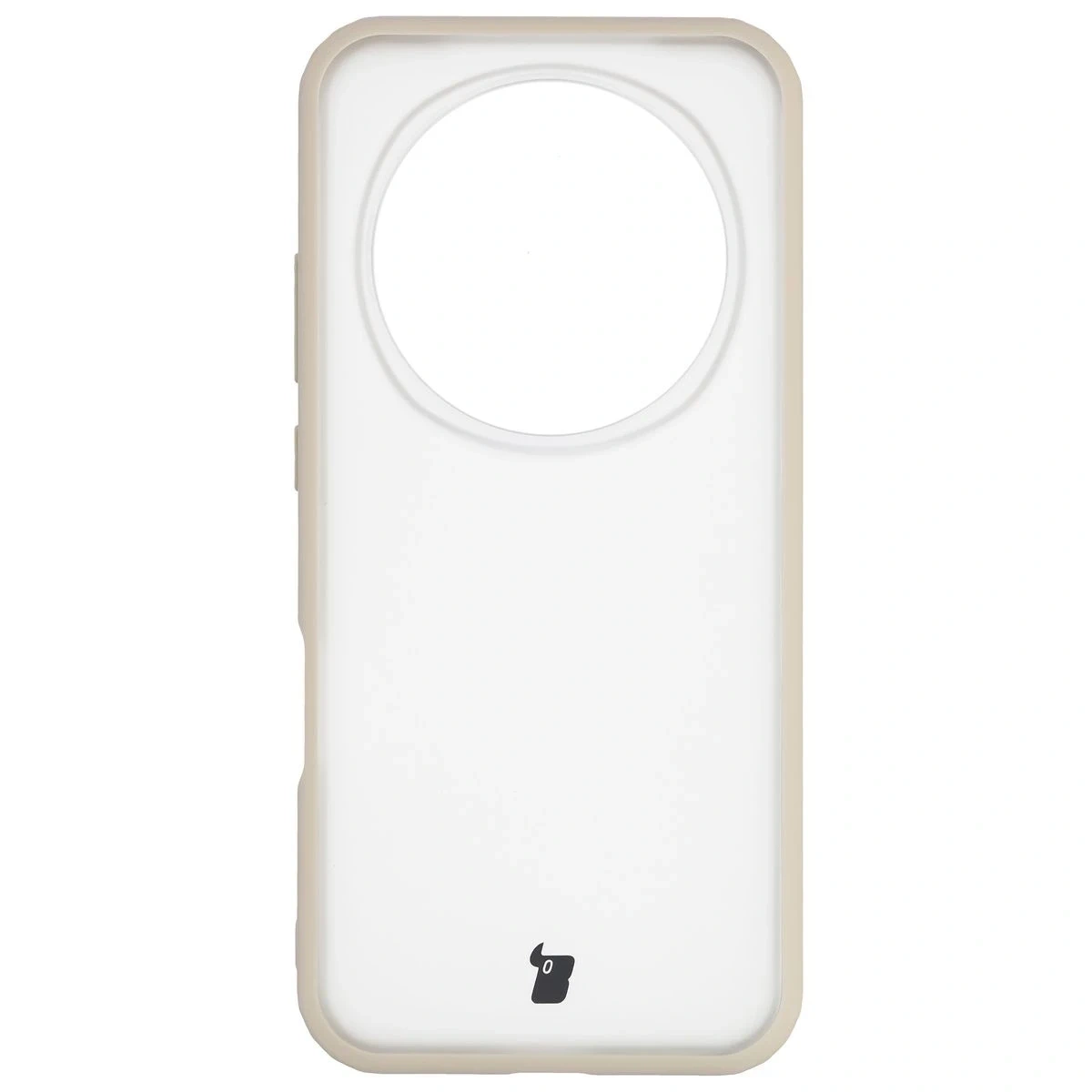 Kryt Bizon Case Angelo Honor Magic8 Pro semi-transparent with a beige frame