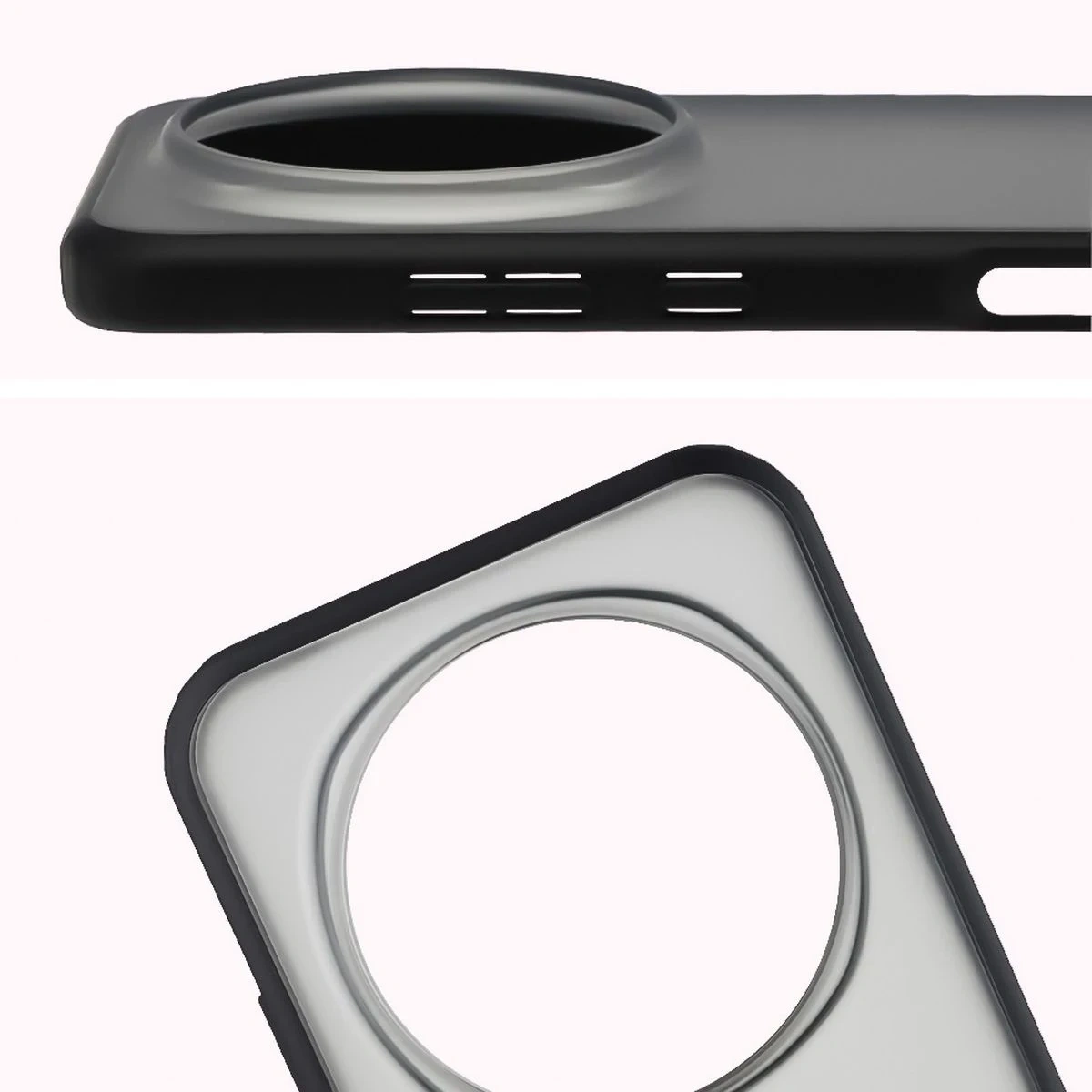 Kryt Bizon Case Angelo Honor Magic8 Pro smoked with a black frame