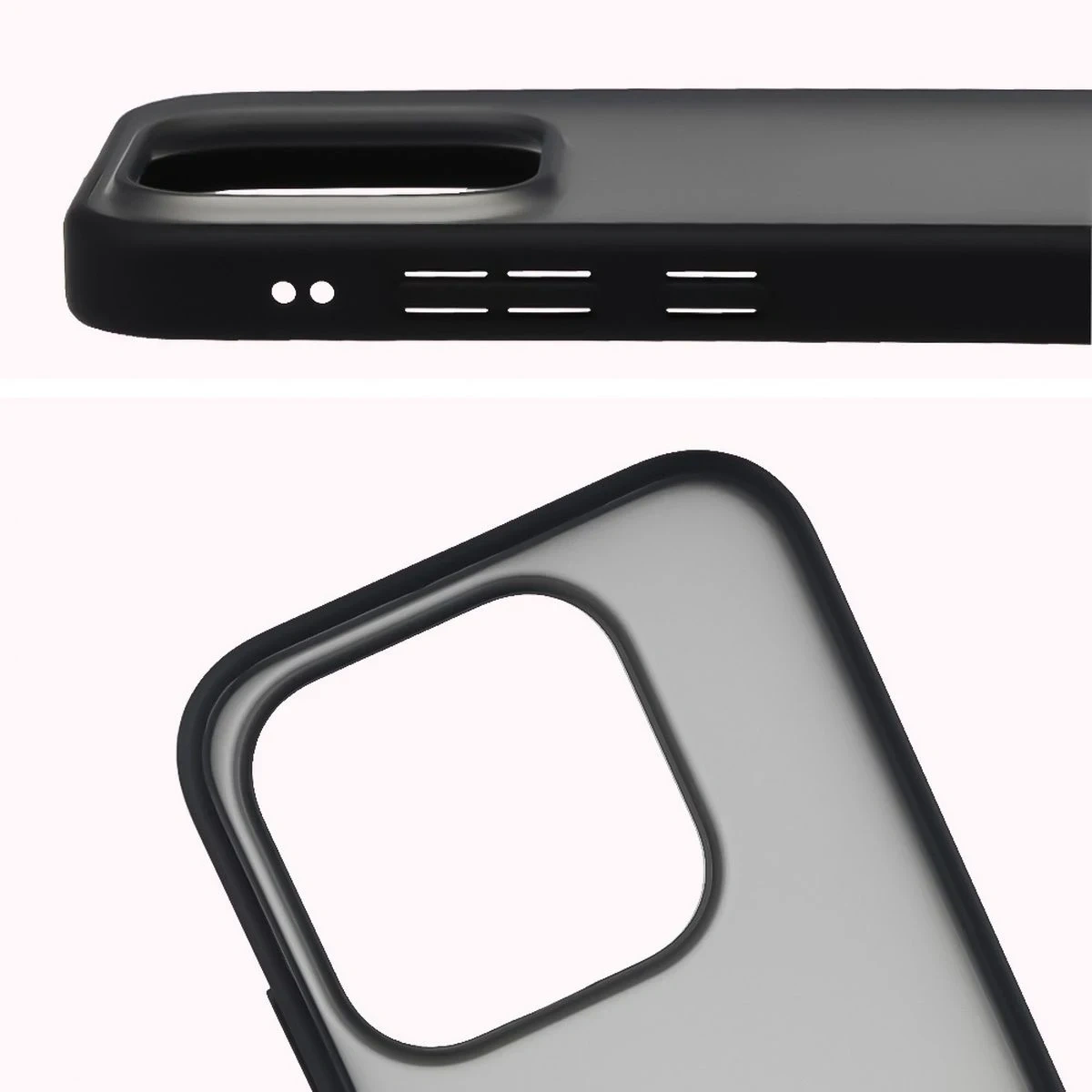 Kryt Bizon Case Angelo Xiaomi 17 smoked with a black frame