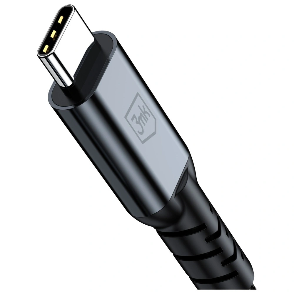 3MK Hyper Cable N-SERIES USB-C Thunderbolt 4 1m 48V/5A 40Gb/s 240W 8K60Hz black