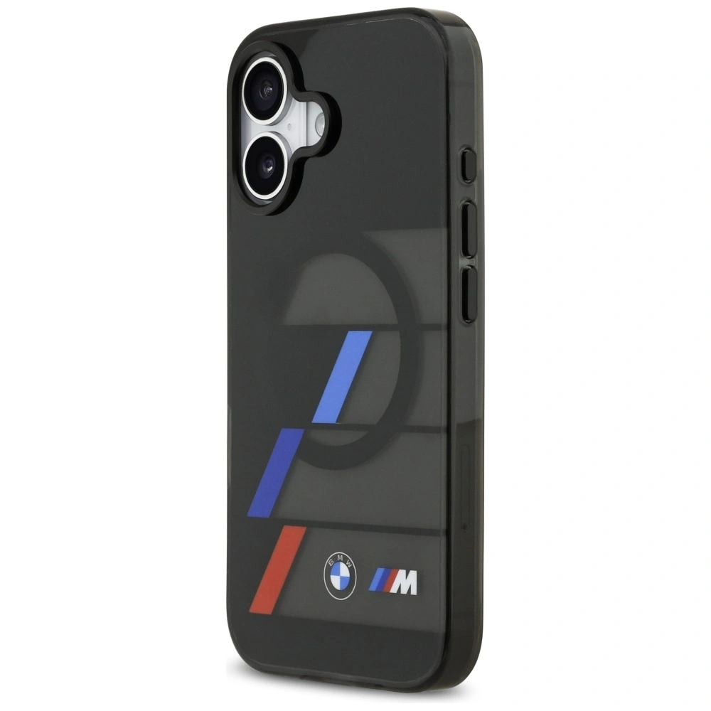 Kryt BMW M IML Metal Buttons Tricolor Lines MagSafe Apple iPhone 17 black