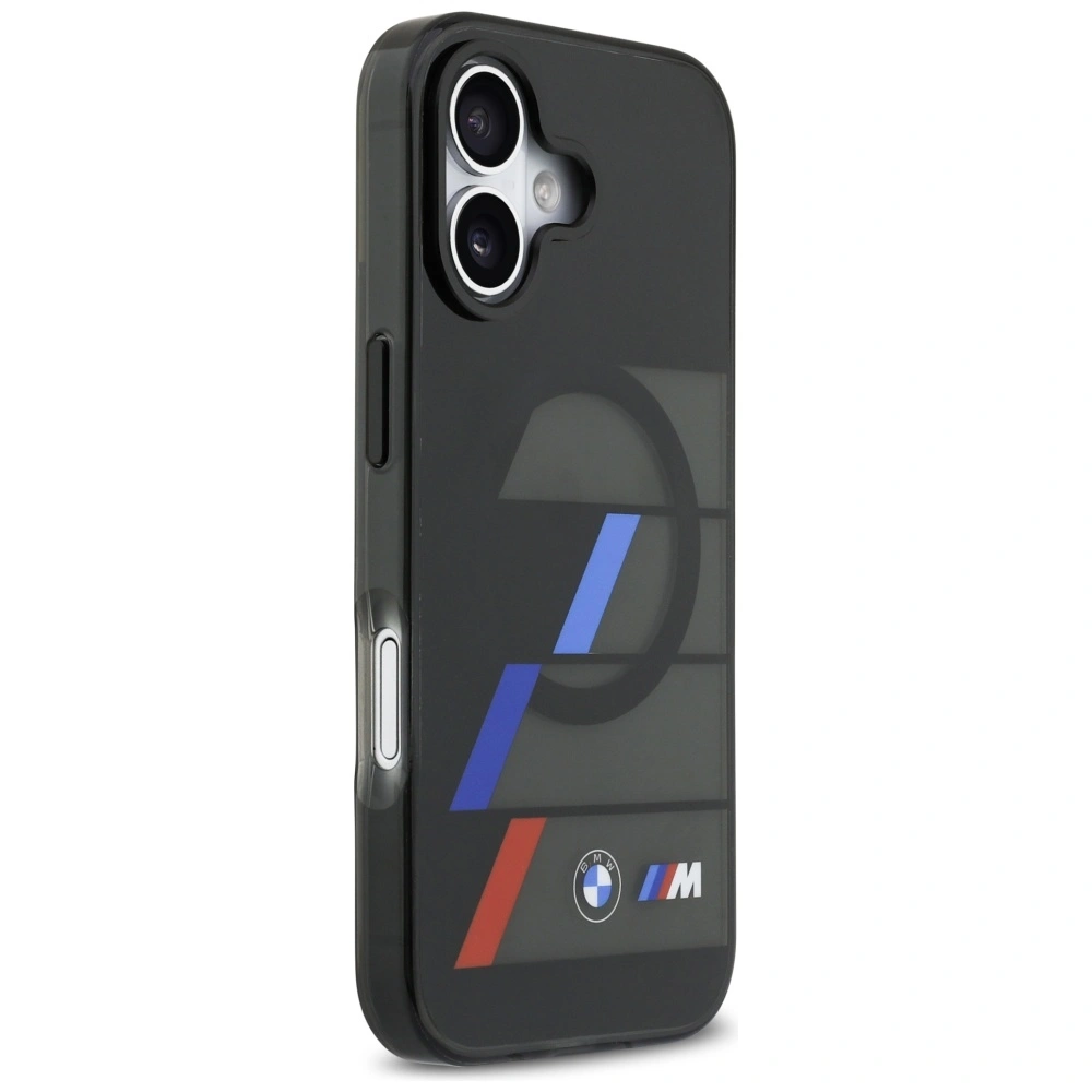 Kryt BMW M IML Metal Buttons Tricolor Lines MagSafe Apple iPhone 17 black