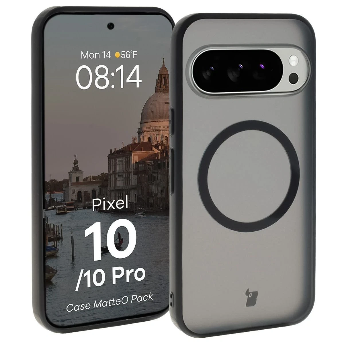 Kryt Bizon MatteO Magnetic Pack Google Pixel 10 / 10 Pro smoky black
