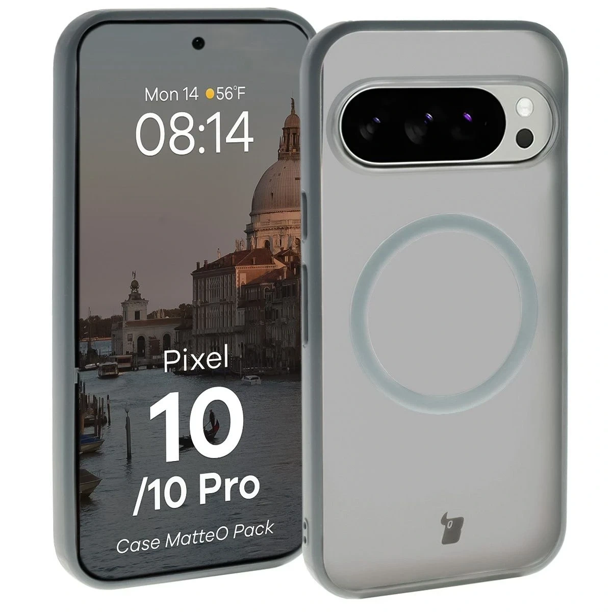 Kryt Bizon MatteO Magnetic Pack Google Pixel 10 / 10 Pro smoky gray